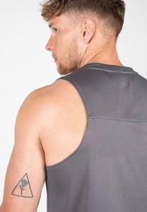 เสื้อกล้ามออกกำลังกายผู้ชายทรงสลิมฟิต ผ้าโพลีเอสเตอร์ สำหรับวิ่งและฝึกกล้ามเนื้อ สวมใส่สบาย ขายดีที่สุด - Product Image 6