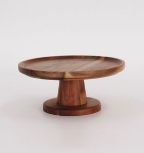 Support à gâteau durable avec structure en bois massif pour servir des desserts de haute qualité dans les contextes professionnels et domestiques. - Product Image 2