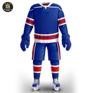 Uniforme de Hockey sobre Hielo Cómodo, Transpirable y Ecológico, Hecho a Medida, Disponible en Stock, 100% Poliéster - Product Image 1