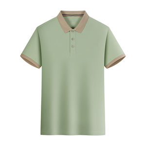 2025 hommes Slim Fit 100% coton pour polos vêtements respirants en gros personnalisés - Product Image 2