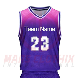 ชุดกีฬาบาสเก็ตบอลแบบขายส่งจำนวนมาก ออกแบบเองได้ พร้อมบริการพิมพ์ลายแบบ Sublimation ชุดบาสเก็ตบอลสีพื้น - Product Image 5