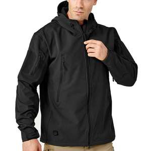 Veste Softshell à Capuche pour Homme Hiver 2026, Imperméable et Respirante, en Toile, pour Randonnée et Sports de Plein Air, Personnalisable - Product Image 4