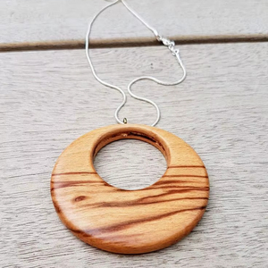 TOP COLLIERS POUR FEMMES HOMMES NATUREL GRAND BOHO TRIBAL SONO BOIS Pendentif sur cordon réglable Collier fait main - Product Image 4