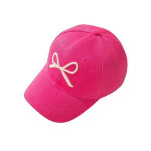 Gorra de béisbol de malla de camionero para mujer personalizada al por mayor 6 paneles Puff bordado arco ajustable lindo sombrero de moda uso diario MARCA Merch - Product Image 2