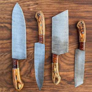 PRESTIGE BLADES OEM ODM Handmade 67 Layer Damascus Steel 5-Piece <b>Sharp</b> Chef <b>Knife</b> <b>Set</b> Professional Kitchen <b>Knife</b> Wholesale - Product Image 3