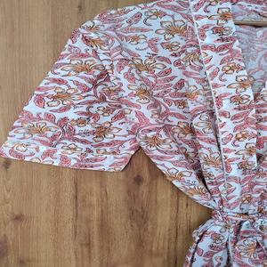 ชุดกิโมโนผ้าฝ้ายพิมพ์ลายบล็อกสไตล์วินเทจปี 2026 ไซส์พลัส น้ำหนักเบา เหมาะสำหรับใส่คลุมช่วงฤดูร้อน ราคาสุดคุ้ม - Product Image 6