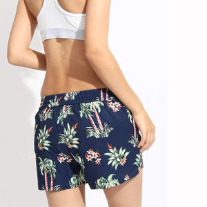 Shorts de Playa de Alta Calidad para Mujer, Shorts de Surf con Impresión Personalizable, Teñido Liso, Servicio OEM - Product Image 2