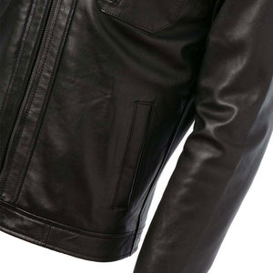 Veste en cuir pour homme de haute qualité, logo personnalisé, style streetwear chauffant pour l'hiver, prix de gros, veste en cuir pour homme, confortable - Product Image 4