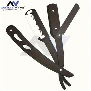 มีดโกนตรงแบบมืออาชีพ มีดโกนตรงคลาสสิกสำหรับผู้ชาย ใช้ในร้านตัดผม สามารถสกรีนโลโก้แบรนด์ได้ - Product Image 4