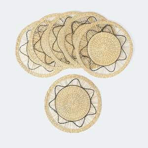 Handcrafted <b>Placemats</b> for Home Dining Supplier Made from Natural Seagrass <b>Rattan</b> Bamboo Materials from Vietnam - Product Image 6