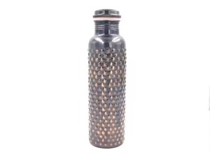 Botella de Agua de Cobre Martillado 100% Puro Ayurveda con Tapa, Detox, Ecológica, Reutilizable, Gran Capacidad, Portátil, para el Hogar - Product Image 4