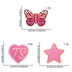 Wholesale Eco-Friendly Fabric Trendy Mixed Icon Embroidered Iron On <b>Patch</b> - Product Image 4