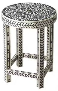 Modern Luxury Rattan <b>Round</b> Garden Coffee <b>Table</b> Indoor & Outdoor <b>Table</b> Home Decorative Rattan Center <b>Table</b> Bone Inlay <b>Console</b> - Product Image 3