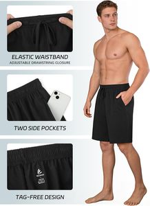 Pantalones Deportivos Casuales de Verano para Hombre, de Tela de Lana Peinada, Cintura Alta, Transpirables, Resistentes al Viento, de Secado Rápido, con Cordón Ajustable - Product Image 2