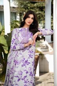 New Collection Summer Wear Sale Pakistani Top Selling <b>3</b> Pcs Salwar Kameez Unstitched Lawn Fabric Ladies Suit - Product Image 2
