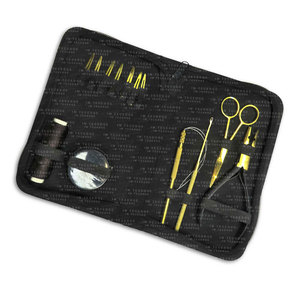 Professional Stainless Steel <b>Pliers</b> Weft Hair Extension Tool Kit Complete <b>Set</b> for Salon & Personal Use - Product Image 5