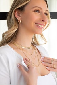 Factory Direct 14K Solid Gold Round Brilliant Cut Diamond <b>Stud</b> <b>Earrings</b>, Real Diamond Halo Cluster Piercing, 18K Gold <b>Fine</b> Jewel - Product Image 2