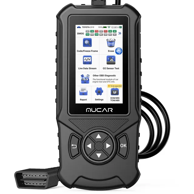 OBD2 Scanner DIY Car Code Reader Diagnostic Scan Tool AutoVIN Emission Test Live Data DTC Lookup,One-Click Update & Print
