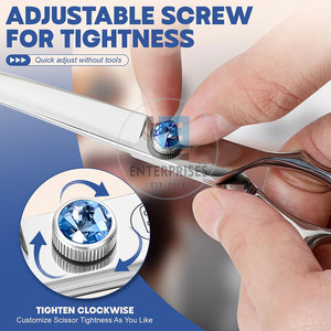 Tijeras Curvas de Acero Inoxidable de Alta Calidad para Peluquería Canina - Duraderas, Fáciles de Usar y Ecológicas - Product Image 6