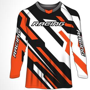 OEM Men's sublimation printed <b>Long</b> <b>Sleeve</b> Motocross <b>Cycling</b> <b>Jersey</b> Downhill Mountain Bike <b>jersey</b> Motorcycle Motocross Clothing - Product Image 3