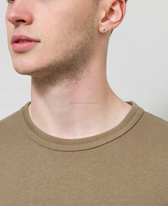 T-shirts Homme 100% Coton Coupe Droite Épaules Tombantes avec Logo Avant Respirants Prix Bas 220g – Collection 2026 Vente en Gros - Product Image 4