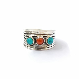 Anillo broche con múltiples piedras, 7,4 gramos - Product Image 1