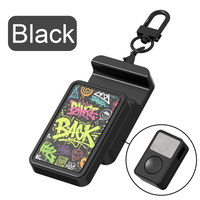 Support de téléphone portable 5-en-1 multifonctionnel et portable avec décompression, fidget slider EDC, nettoyeur d'écran intégré, porte-clés et pendentif pour sac