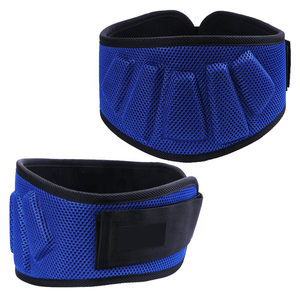 New Arrival Unisex Fitness Neoprene Waist Trimmer Buckle <b>Weight</b> Lifting Adjustable Soft Breathable Safety Back Support Belt - Product Image 1