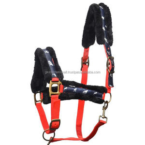 Kanpur-Cuello de cabeza ajustable de nailon, accesorio de pelo acolchado con cuello Halter, color azul - Product Image 2