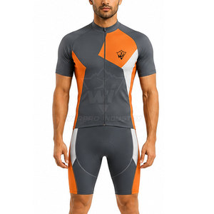 Tenue de cyclisme professionnelle en polyester respirant pour hommes – Maillot et cuissard légers pour la course et l'entraînement - Product Image 4