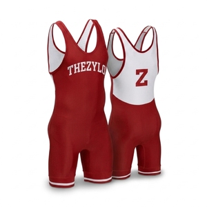 Combinaisons de lutte sublimées personnalisées pour hommes, respirantes, à séchage rapide, uniforme d'équipe de lutte, vente en gros OEM - Product Image 3