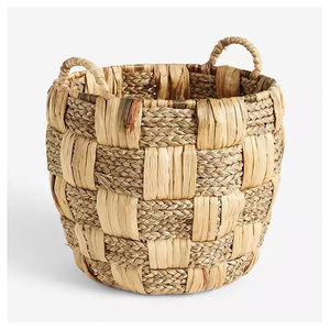 Decorative Natural Rattan and Jute Handmade Eco-Friendly Multi-Purpose <b>Basket</b> <b>Large</b> Round <b>Storage</b> Organizer for Food <b>Storage</b> - Product Image 3