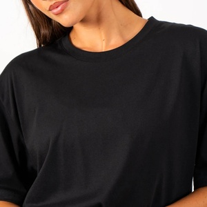 Camiseta de Verano para Mujer, OEM, de Alta Calidad, 100% Algodón, Cuello Redondo, Manga Corta, Corte Regular, Ecológica - Product Image 2
