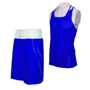 Ensemble short et veste de boxe personnalisés par sublimation de qualité supérieure, uniforme de compétition de boxe léger - Product Image 6