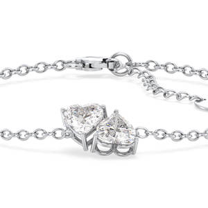 REYES New Arrival 925 Sterling Silver D Color VVS1 Moissanite Chain Bracelet For Women Wedding Anniversary Gift Fine Jewelry - Product Image 4