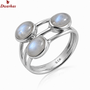 Trendy handmade solid 925 sterling <b>silver</b> grey moonstone <b>ring</b> for <b>men</b> fashion parties gift jewelry ready stock - Product Image 1