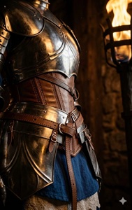 Traje de Armadura Medieval de Acero para Mujer, Conjunto Completo 3D de Caballero Gótico Plateado, Disfraz de Guerrero para Cosplay - Product Image 5