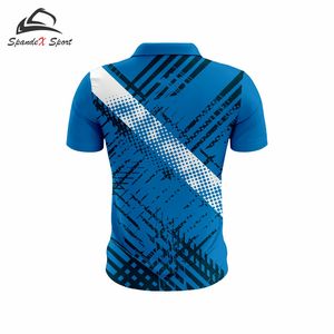 T-shirts imprimés en maille 100 % polyester de haute qualité, personnalisez votre propre chemise, impression numérique de logo, OEM ODM - Product Image 4