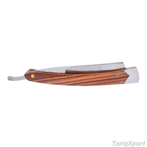 Professional Stainless Steel <b>Blade</b> <b>Single</b> <b>Blade</b> Barber Shaving <b>Razor</b> Wooden Face Body Customized Color Custom Logo - Product Image 6
