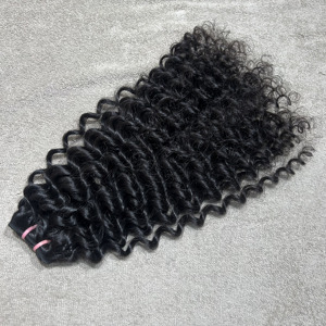 Extensiones de Cabello Remy Indio Rizado al Vapor Procesado Arrow Exim, 100g, de Múltiples Donantes, Tejido Doble a Máquina de Tamil Nadu, Permanente - Product Image 5
