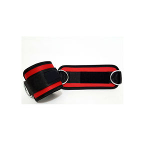 Sangle de cheville réglable pour machine à câble, entraînement en salle de sport, brassard rembourré avec anneau en D, accessoire de fitness pour l'entraînement des jambes, pour hommes et femmes, renforcement musculaire - Product Image 2