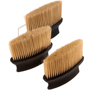 Brosse de nettoyage en nylon pour la coupe des cheveux, écologique, non jetable, noire, douce, confortable, pour usage en salon - Product Image 1
