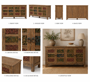 Unique Design Multi Functional <b>Sideboard</b> Cabinet with Drawers and Cabinets <b>for</b> Living Room Storage Solution Available <b>For</b> Sale - Product Image 5