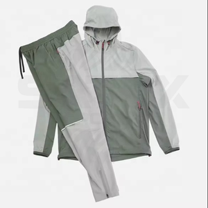 Conjunto Deportivo Personalizado para Hombre, 2 Piezas, Chaqueta Cortavientos Ligera - Product Image 4