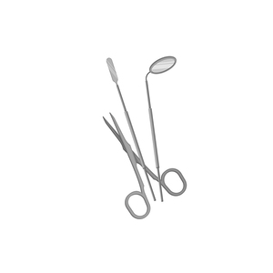 Miroir buccal dentaire manuel en acier inoxydable, simple face, haute qualité, classe I, 5 positions de mâchoires - Product Image 2