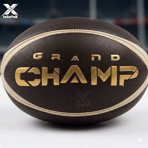Ballon de rugby en PVC et PU de haute qualité pour adultes unisexes, clubs et académies, idéal pour l'entraînement, prix abordable, logo personnalisé disponible. - Product Image 5