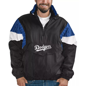 Chaqueta Cortavientos Estilo Retro de los 90 |   Anorak Plegable con Cierre de Media Cremallera |   Unisex |   Opción de Logotipo de Equipo/Club Bordado OEM - Product Image 3