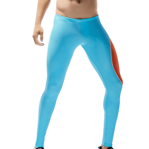 Top Selling <b>Men</b> <b>Compression</b> Leggings Customized Leopard Pattern Breathable Athletic Sports Running Jogging <b>Tights</b> Slim Fit Waist - Product Image 1
