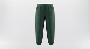 Pantalones Cargo para Hombre, Tejidos, Transpirables, de Cintura Media, con Cordón, Casuales, Color Verde Sólido, Estilo Jogger - Product Image 5