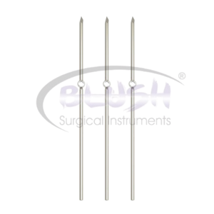 Stainless Steel Single-Ended Bone Needle Orthopedic Surgical Instrument External Fixtional K Wire Kirschner Wire <b>Blush</b> Surgical - Product Image 3